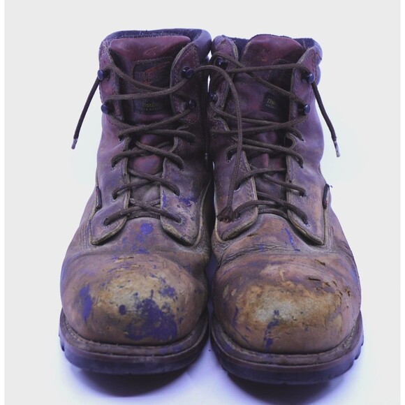 Red Wing 4400 Men’s Sz 11 Logger Brown Leather Steel Toe Utility Work Boot main image 6